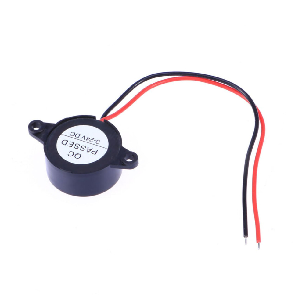 2Pcs Piezo Buzzer 324V With Wires, 85Db Electric Alarm Horn, Energy Saving Compact Design 9044945214482
