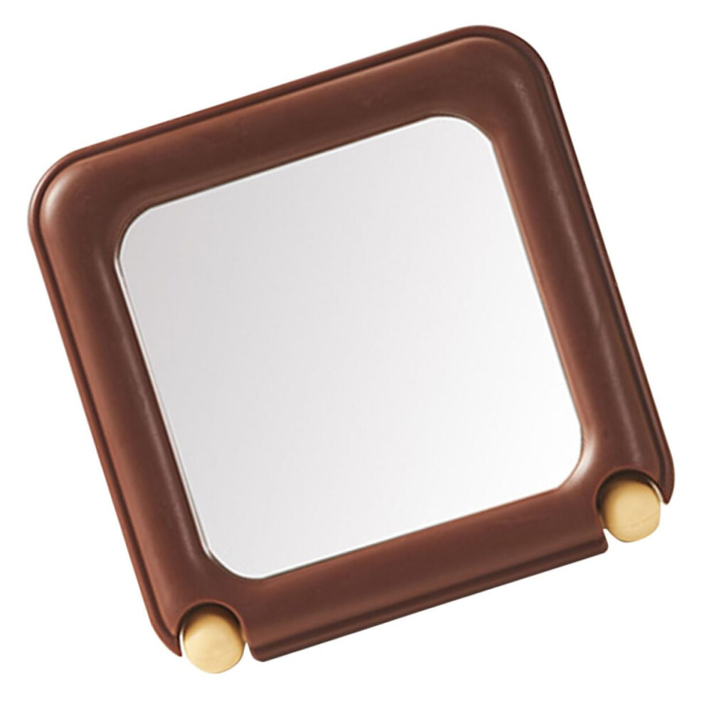 Vanity Makeup Mirror with Adjustable Stand, Foldable Portable Design for Travel and Desktop Use