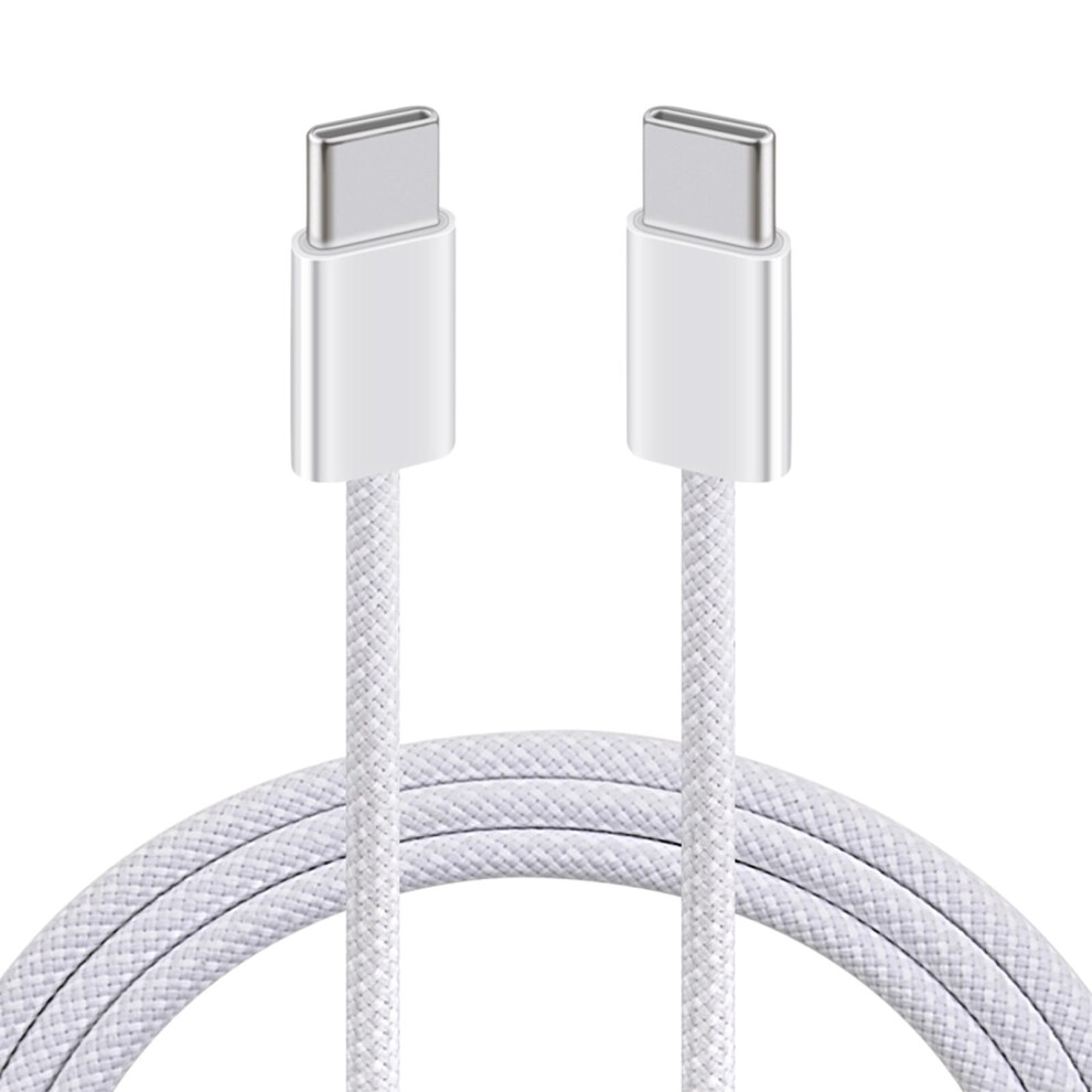 60W Usb C To Usb C Fast Charging Cable 1M Pd 3.0 Qc 4.0 Durable Braided Tangle Cord For Macbook Ipad Pro 9099447342713