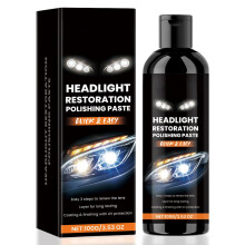 Headlight Restoration Kit with Scratch Removal, Polishing Paste Restores Clarity and Visibility