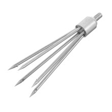 Stainless Steel Barbed Fishing Spear Fork CorrosionResistant Outdoor Tool for Eel and Salmon
