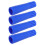12Pcs Blue Plastic Mop Handle Parts Threaded Pole Connector Adapter 1