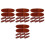 32Pcs Wood Chopstick Holders Set Reusable Brown Tableware Rack Stand 8