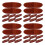 32Pcs Wood Chopstick Holders Set Reusable Brown Tableware Rack Stand 4