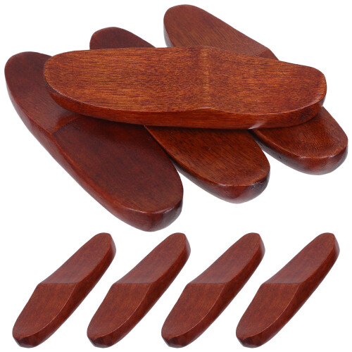 32Pcs Wood Chopstick Holders Set Reusable Brown Tableware Rack Stand 1