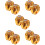10St Decoratieve Gouden Sleeve Herbruikbare Protector 10