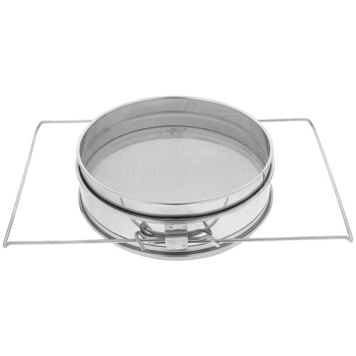 2Pcs Silver Stainless Steel Beekeeping Honey Filter with Durable Mesh 2