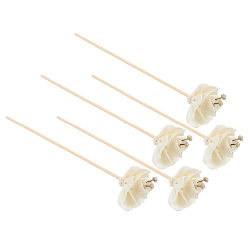 25Stk Aroma Diffuser Sticks Mit Blüten Dekoratives Rattan Zubehör