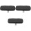 3Pièces Sac De Rangement Harmonica Noir, Zippé Et Durable 3