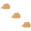 3Pcs wood Boards Cloud Shape Multifunctional Kitchen 9