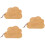 3Pcs wood Boards Cloud Shape Multifunctional Kitchen 7