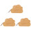 3Pcs wood Boards Cloud Shape Multifunctional Kitchen 2
