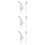 3Pièces Embouts Silicone Bébé Bille Rotative 8