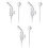 3Pièces Embouts Silicone Bébé Bille Rotative 3