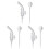 3Pièces Embouts Silicone Bébé Bille Rotative 2