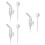 3Pièces Embouts Silicone Bébé Bille Rotative 7