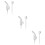 3Pièces Embouts Silicone Bébé Bille Rotative 9