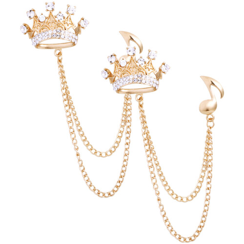 8Pièces Broche Clip Argenté Pin Notes De 1