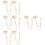 8Pièces Broche Clip Argenté Pin Notes De 9