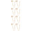 8Pièces Broche Clip Argenté Pin Notes De 10