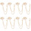 8Pièces Broche Clip Argenté Pin Notes De 7