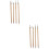 8Pièces Pinceaux Bambou Pour Peinture 8