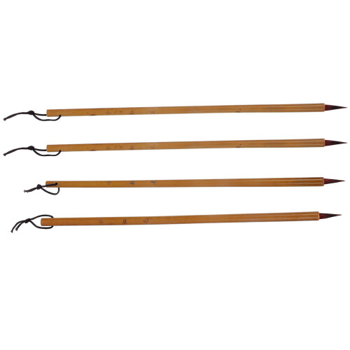 8Pièces Pinceaux Bambou Pour Peinture 2