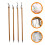 8Pièces Pinceaux Bambou Pour Peinture 11