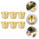 12Pièces Support Sapin Noël Compact Stable Bureau 11