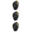3Pièces Protecteurs Baseball PU Noir Longue Durée 6