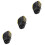 3Pièces Protecteurs Baseball PU Noir Longue Durée 9