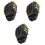 3Pièces Protecteurs Baseball PU Noir Longue Durée 3