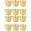 12Pièces Support Sapin Noël Compact Stable Bureau 7