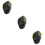 3Pièces Protecteurs Baseball PU Noir Longue Durée 5
