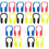 20Pièces Pinces Multicolores Usage Natation Supple Résistant 3