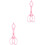 2Pièces Pince Silicone Pour Rose Durable Antidérapant 3