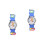2Pièces Enfants Plastique Quartz Design Unique 4