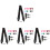 4Ensembles Sangles Guitare Noir Style Durable Pratique Et Portable 2