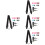 4Ensembles Sangles Guitare Noir Style Durable Pratique Et Portable 6