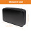 2Pièces Étui Cd Compact Noir Zippé Organisateur Dvd 11