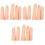 15Pièces Doigts Simulation Khaki Silicone Pour Pratique 3