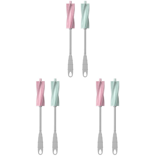 6Pièces Brosse Bébé Pacifier Matériau Alimentaire 2