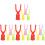 16Pièces Clips Jouets Colorés Maker Enfants 2