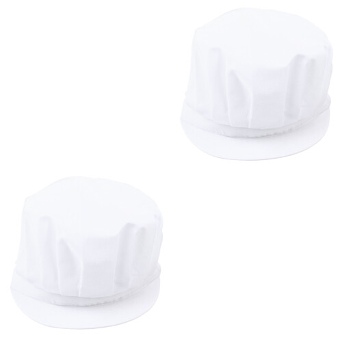 2Pièces Casquette De Cuisine En Résistante Lavage 2