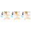 3Ensembles Tableau Effaçable De Bureau Multifonction Coloré 6
