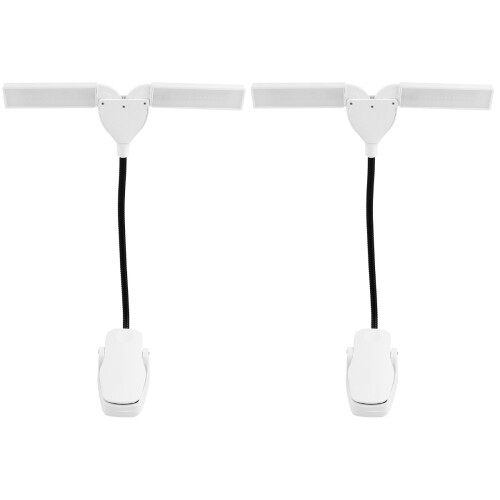 2Pièces Lampe Blanche Pour Réglable Protection Des Yeux 1