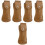 5Pièces Étui Cutter Portable Cuir PU Marron Clair Pour Usage Maison 6