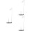 6Pièces Porte-Cones Fil Argent Stable Pour Machine À Quilt 6
