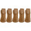 5Pièces Étui Cutter Portable Cuir PU Marron Clair Pour Usage Maison 11