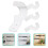 2Ensembles Porte-Batte Transparent Pour Baseball Softball 11